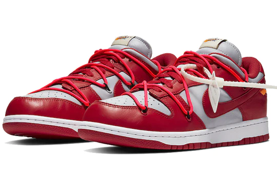 Nike Dunk Low x Off White 'University Red'