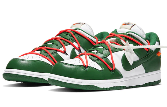 Nike Dunk Low x Off White 'Pine Green'